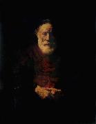 Portrait of an Old Man in red REMBRANDT Harmenszoon van Rijn